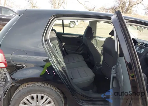 2010 Volkswagen Golf 4-Door из США, поврежденный, VIN WVWDA7AJ1AW125506